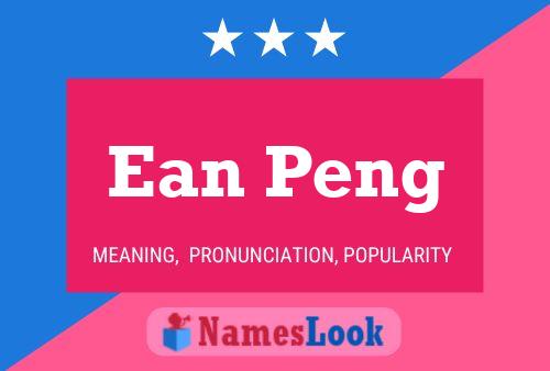 Pôster do nome Ean Peng