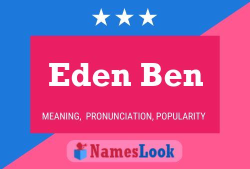 Pôster do nome Eden Ben