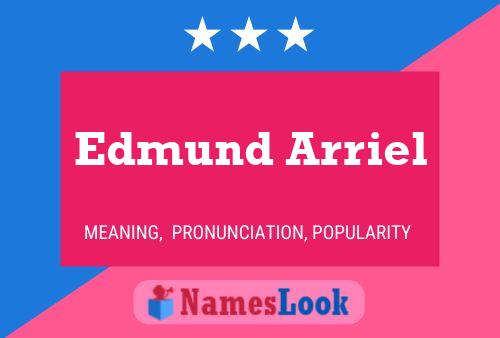 Pôster do nome Edmund Arriel