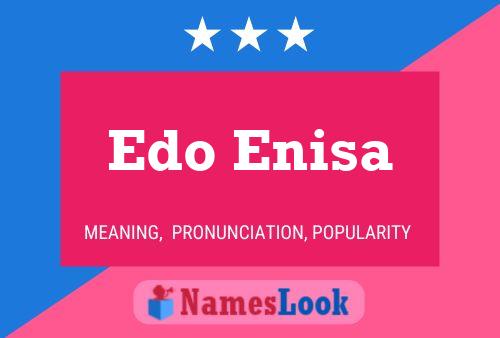 Pôster do nome Edo Enisa