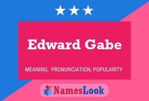 Pôster do nome Edward Gabe