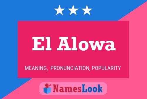 Pôster do nome El Alowa