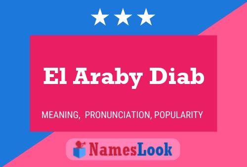 Pôster do nome El Araby Diab