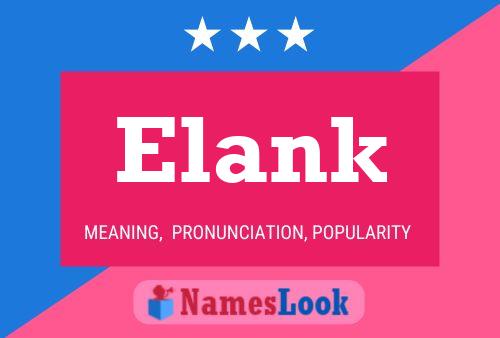 Pôster do nome Elank