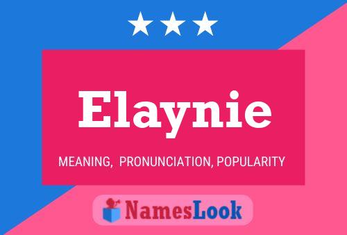 Pôster do nome Elaynie