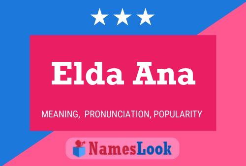 Pôster do nome Elda Ana