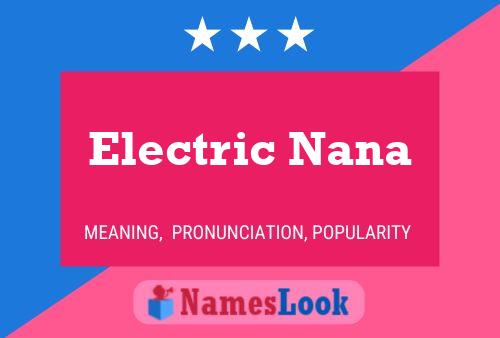 Pôster do nome Electric Nana