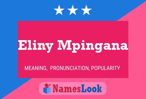 Pôster do nome Eliny Mpingana