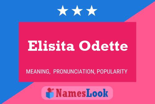 Pôster do nome Elisita Odette