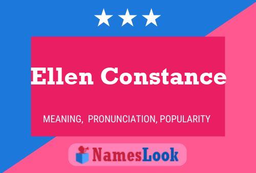 Pôster do nome Ellen Constance