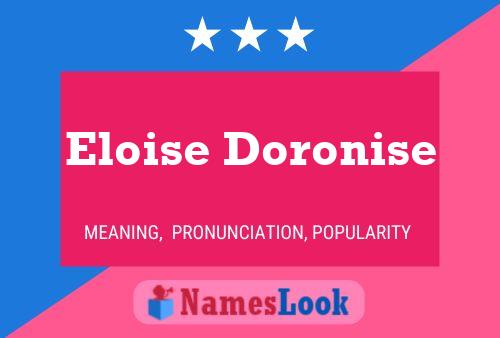 Pôster do nome Eloise Doronise