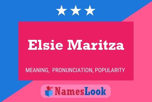 Pôster do nome Elsie Maritza