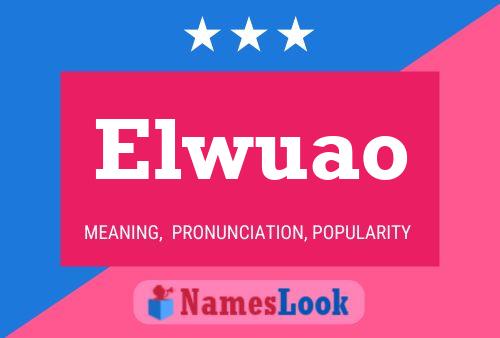 Pôster do nome Elwuao