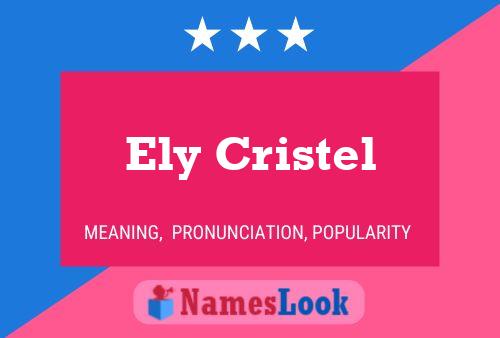 Pôster do nome Ely Cristel