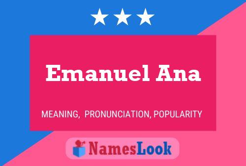 Pôster do nome Emanuel Ana