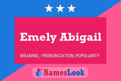 Pôster do nome Emely Abigail