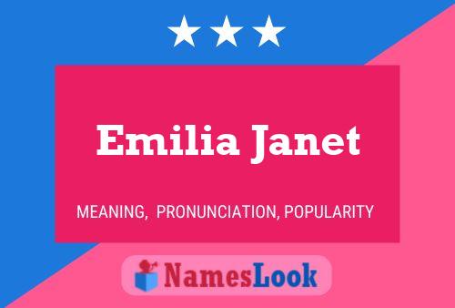 Pôster do nome Emilia Janet