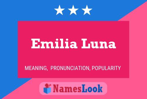 Pôster do nome Emilia Luna