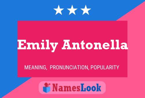 Pôster do nome Emily Antonella