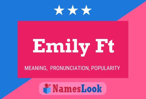 Pôster do nome Emily Ft