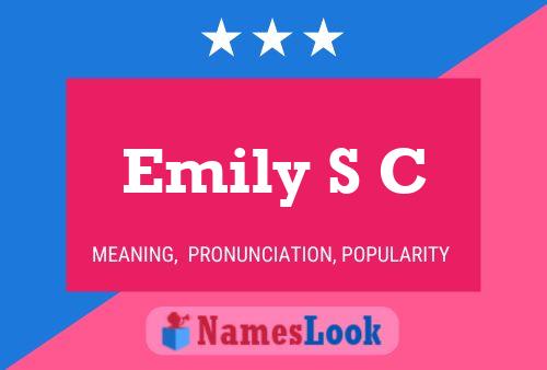 Pôster do nome Emily S C