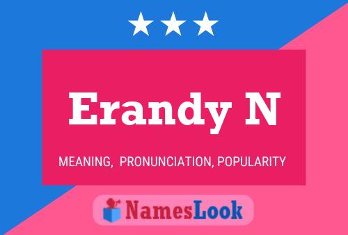 Pôster do nome Erandy N