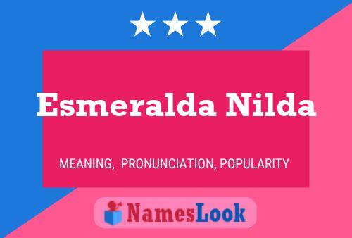 Pôster do nome Esmeralda Nilda