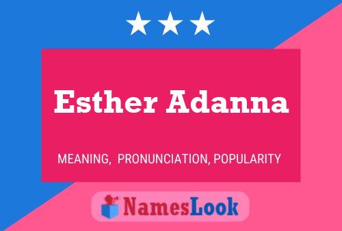 Pôster do nome Esther Adanna