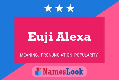 Pôster do nome Euji Alexa