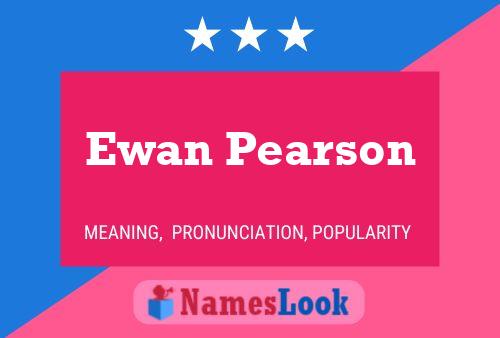 Pôster do nome Ewan Pearson