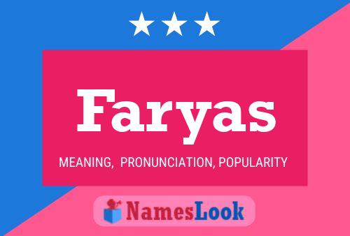 Pôster do nome Faryas