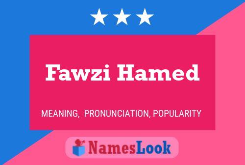 Pôster do nome Fawzi Hamed