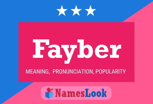 Pôster do nome Fayber