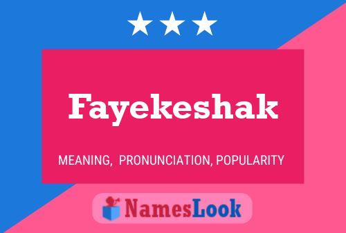 Pôster do nome Fayekeshak