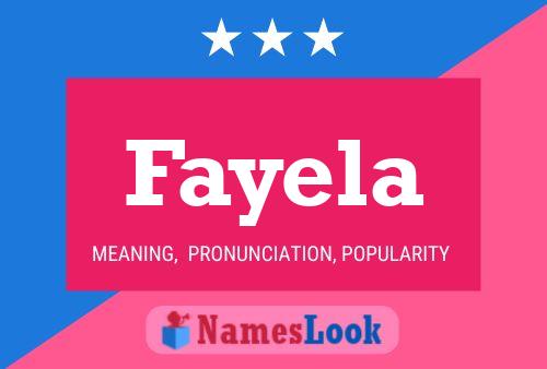 Pôster do nome Fayela