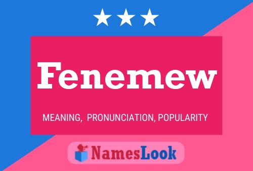 Pôster do nome Fenemew