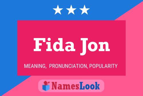 Pôster do nome Fida Jon