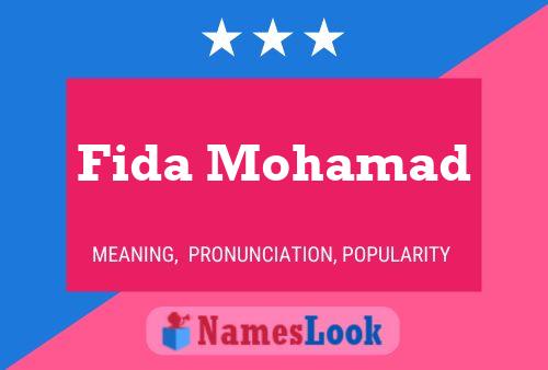 Pôster do nome Fida Mohamad