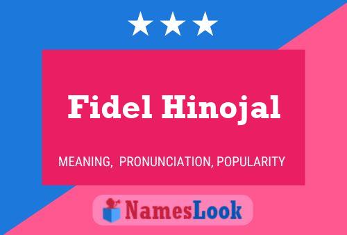 Pôster do nome Fidel Hinojal