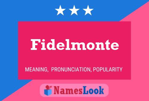 Pôster do nome Fidelmonte