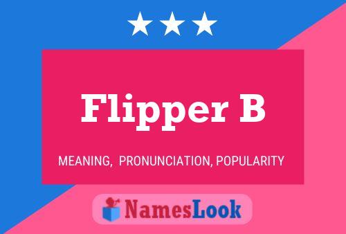 Pôster do nome Flipper B