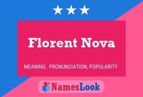 Pôster do nome Florent Nova