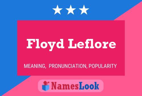 Pôster do nome Floyd Leflore