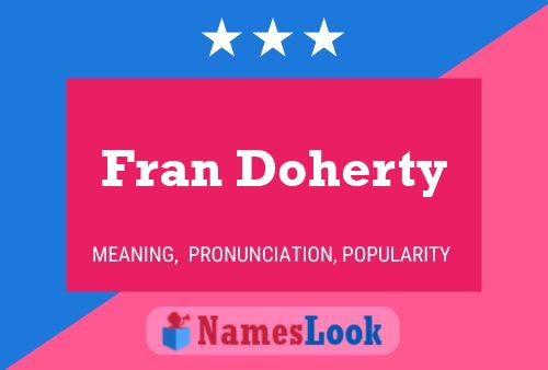 Pôster do nome Fran Doherty