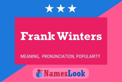 Pôster do nome Frank Winters