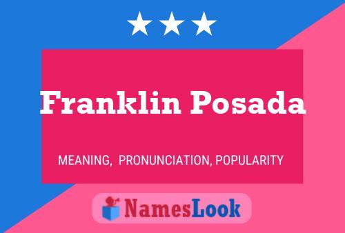 Pôster do nome Franklin Posada