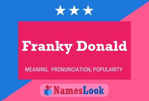 Pôster do nome Franky Donald