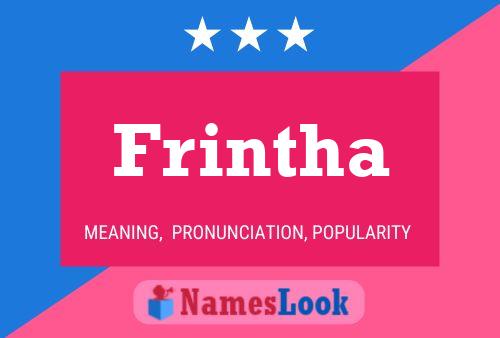 Pôster do nome Frintha