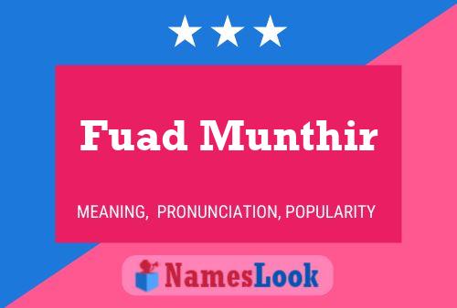 Pôster do nome Fuad Munthir