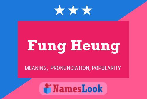 Pôster do nome Fung Heung